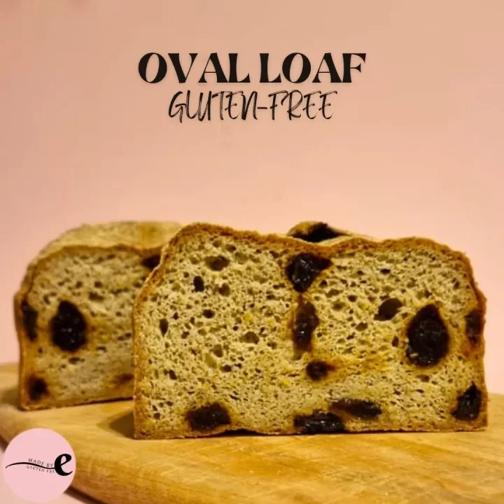 Gluten-Free Bread | Cinnamon Raisin Loaf | PRE-ORDER | No Wheat, No Sugar, No Soy, No Gum, Plant-Based | Breakfast, Lunch, Snack | Freshly Baked Upon Order
