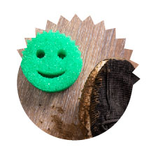 scrub green scourers sponge washing sponges for dishes scouring non scratch dust stuff hunch miss