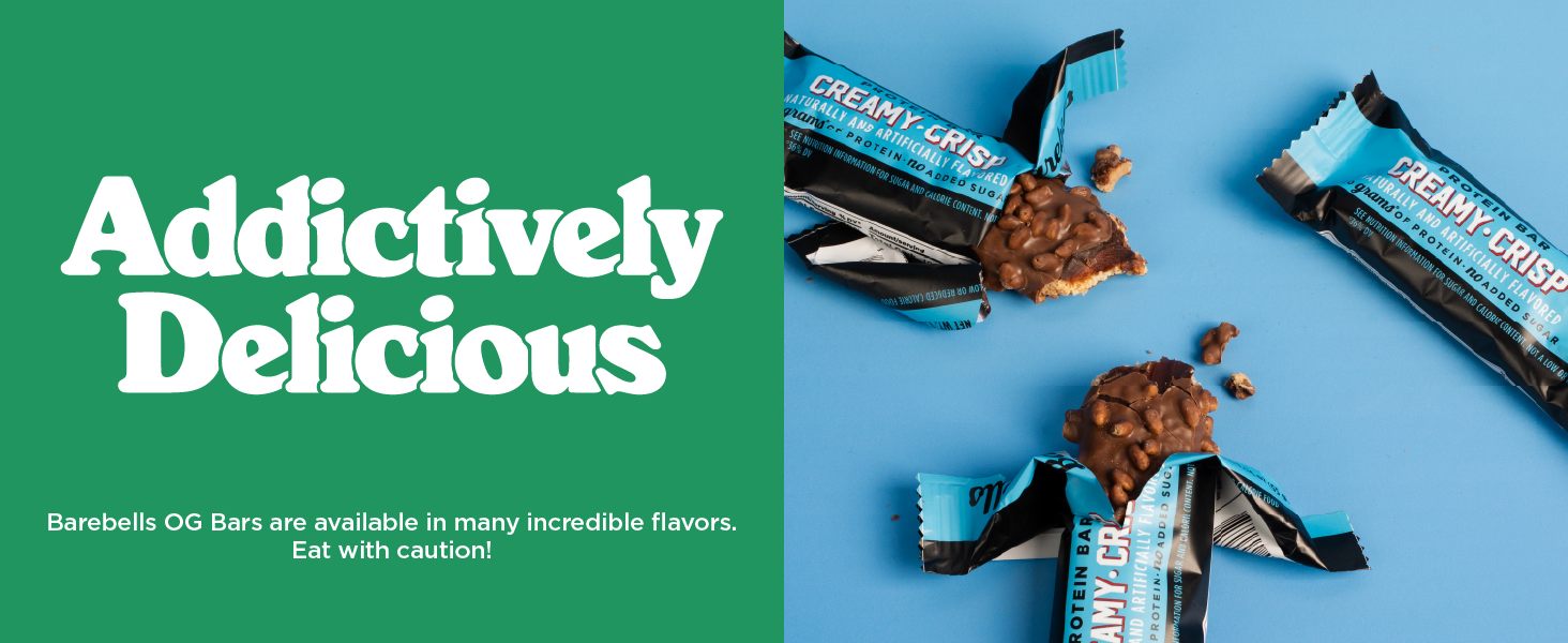 barebells creamy crisp 20 gram bar
